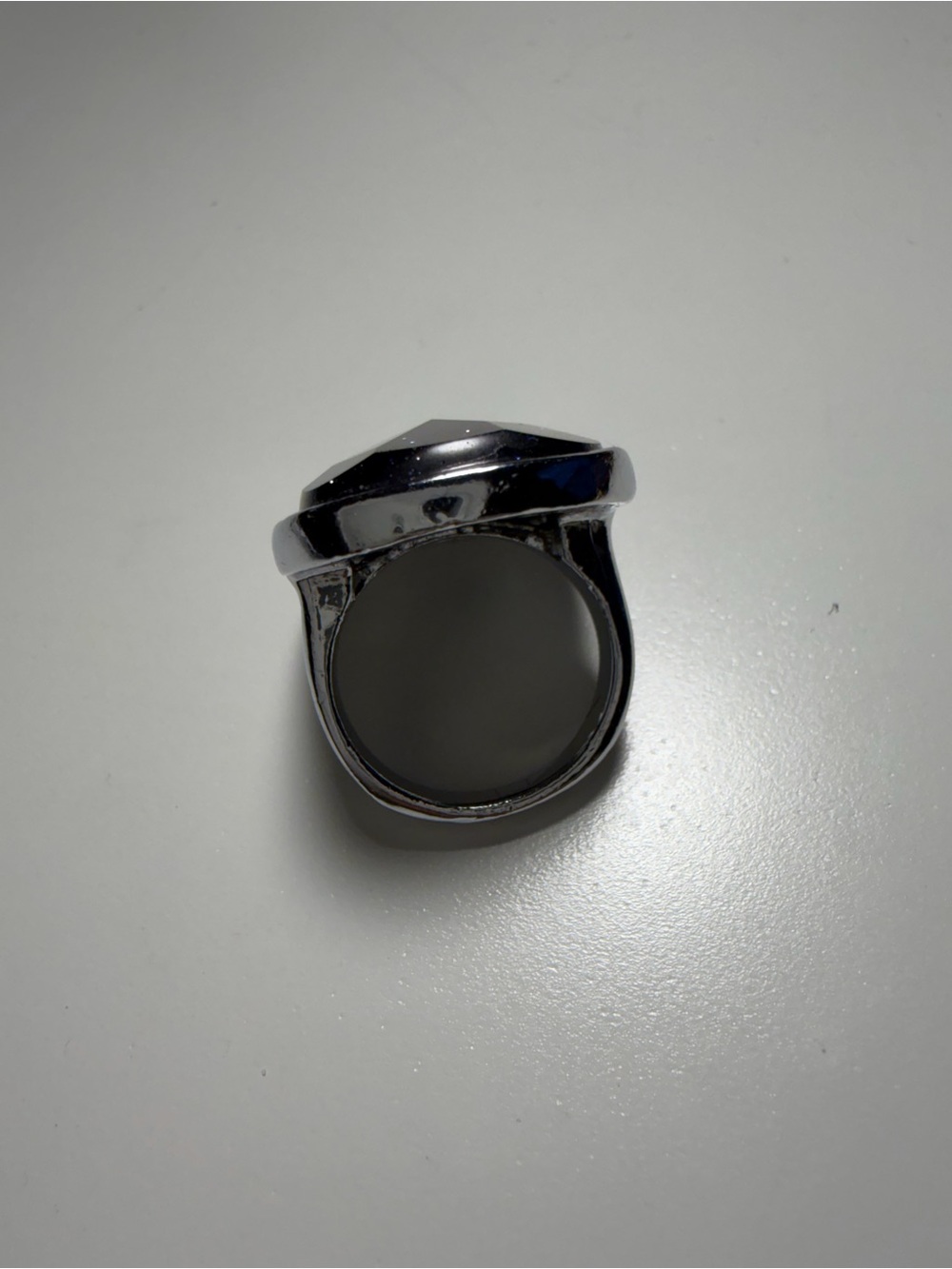 Sparkling Black Statement Ring - Picture 2 of 2